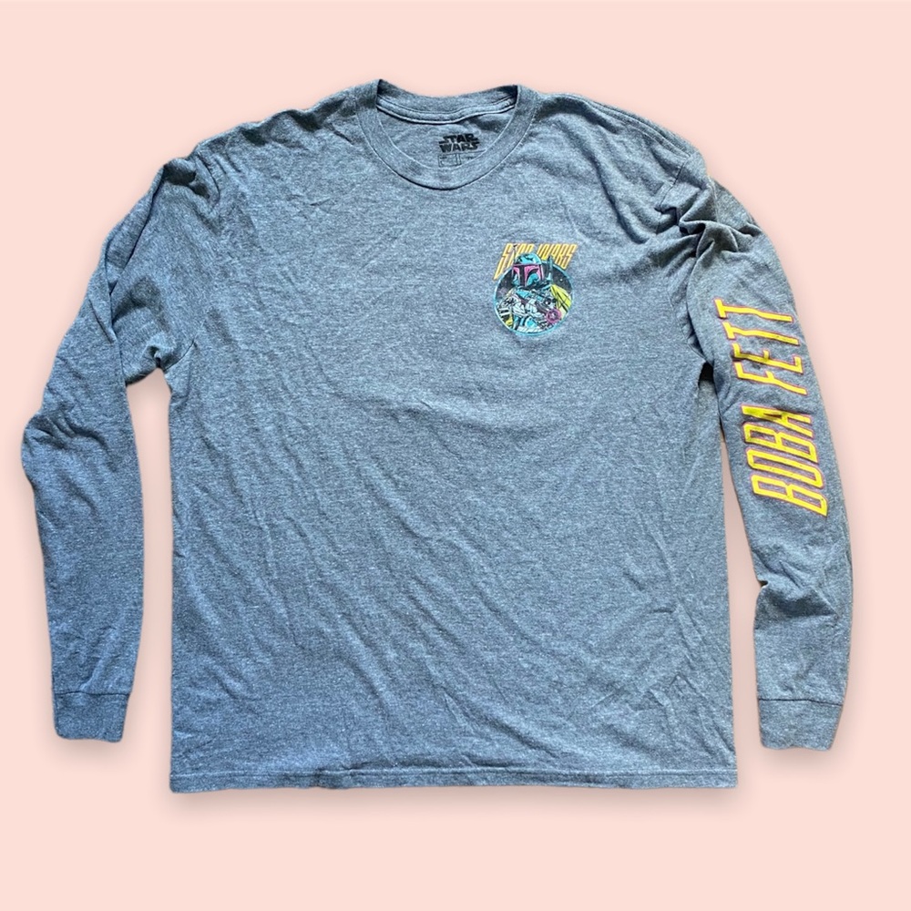 Men’s Long Sleeve Star Wars Boba Fett T-shirt